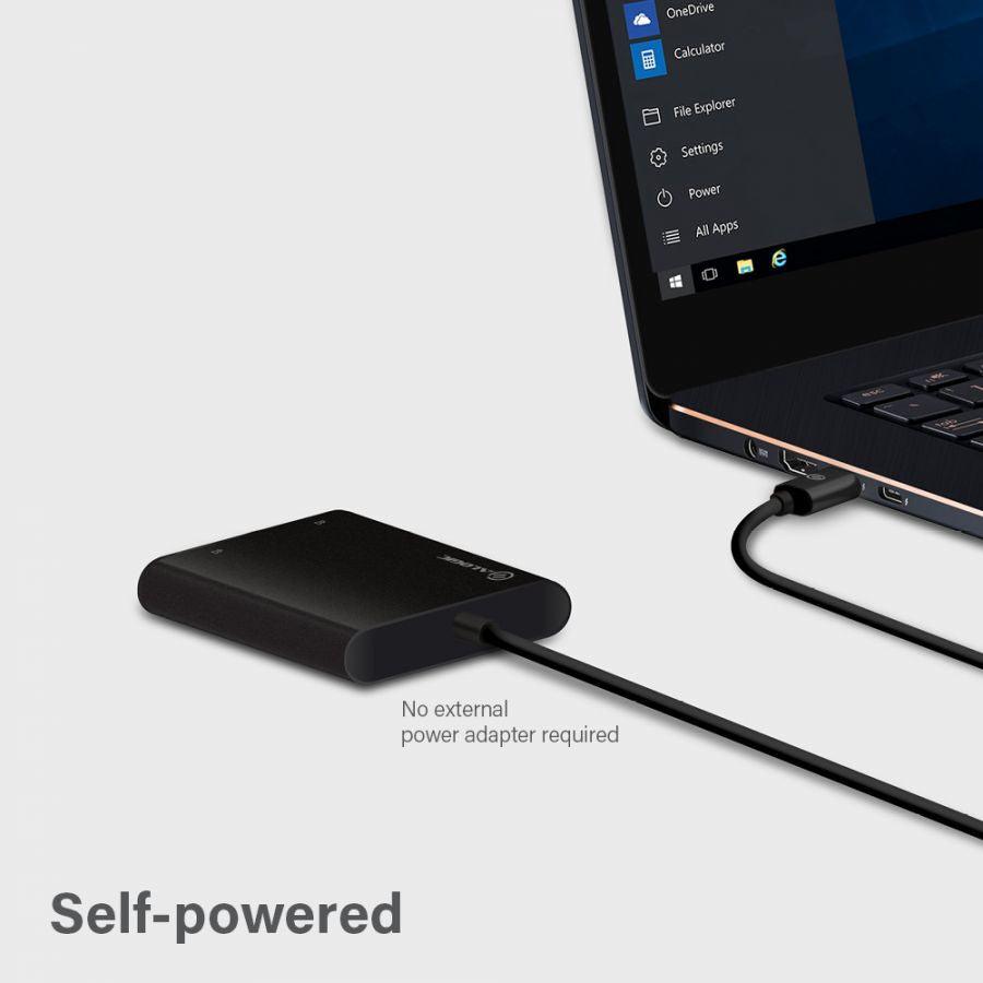 ALOGIC USB-C to Dual DisplayPort Adapter - 4K - 30 Hz (UC2DP-ADP)
