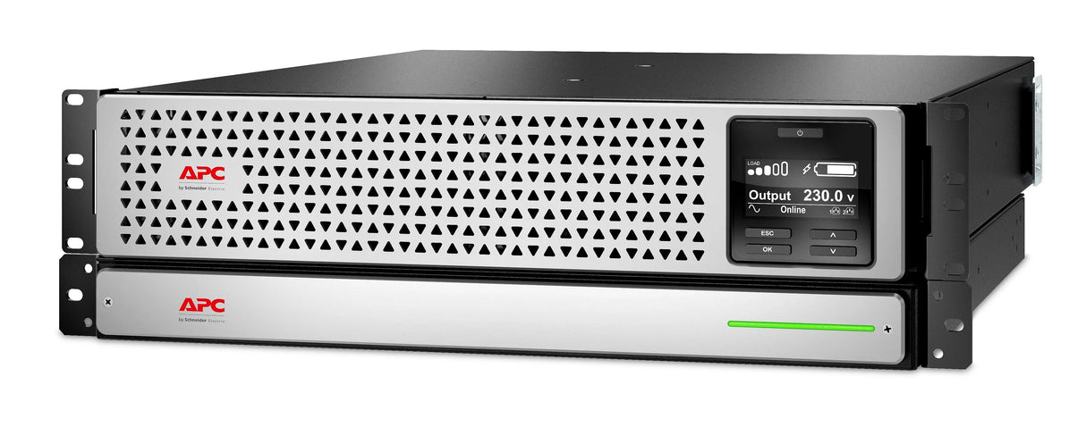 APC 1.35 KW | 1.5 kVA | 230 V | 50|60 Hz | 8x IEC 320 C13 | IEC-320 C14 | Li-ion | RJ-45 10|100 Base-T | RJ-45 Serial | Smart-Slot | USB | 3U | IP20 | 432x590x128 mm (SRTL1500RMXLI-NC)