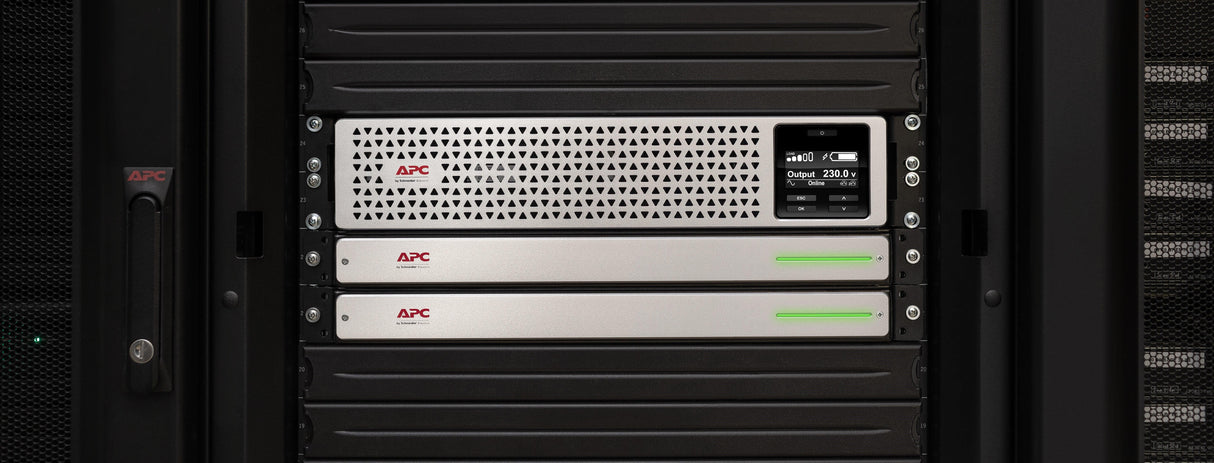 APC 1.35 KW | 1.5 kVA | 230 V | 50|60 Hz | 8x IEC 320 C13 | IEC-320 C14 | Li-ion | RJ-45 Serial | Smart-Slot | USB | 3U | IP20 | 432x590x128 mm (SRTL1500RMXLI)
