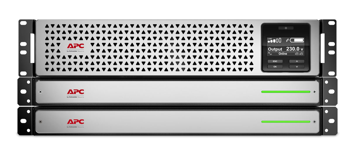 APC 1.35 KW | 1.5 kVA | 230 V | 50|60 Hz | 8x IEC 320 C13 | IEC-320 C14 | Li-ion | RJ-45 Serial | Smart-Slot | USB | 3U | IP20 | 432x590x128 mm (SRTL1500RMXLI)
