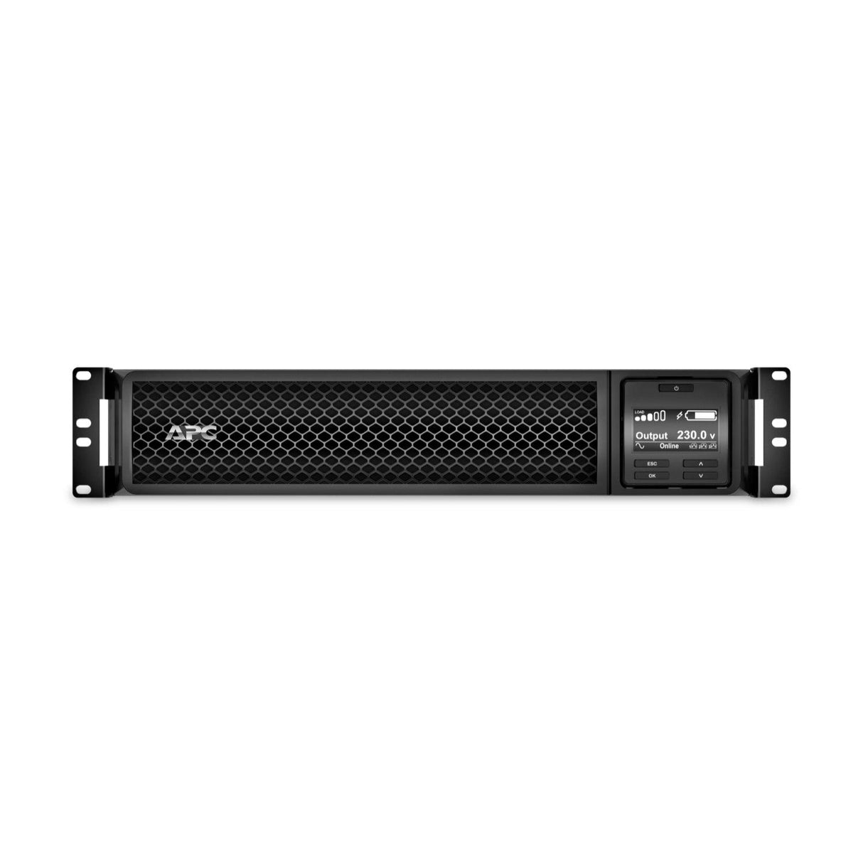 APC 1.5 kW | 1.5 kVA | 2U | 6x IEC 320 C13 | 230 V | 50|60 Hz | RJ-45 Serial | Smart-Slot | USB | 432Joules (SRT1500RMXLI)