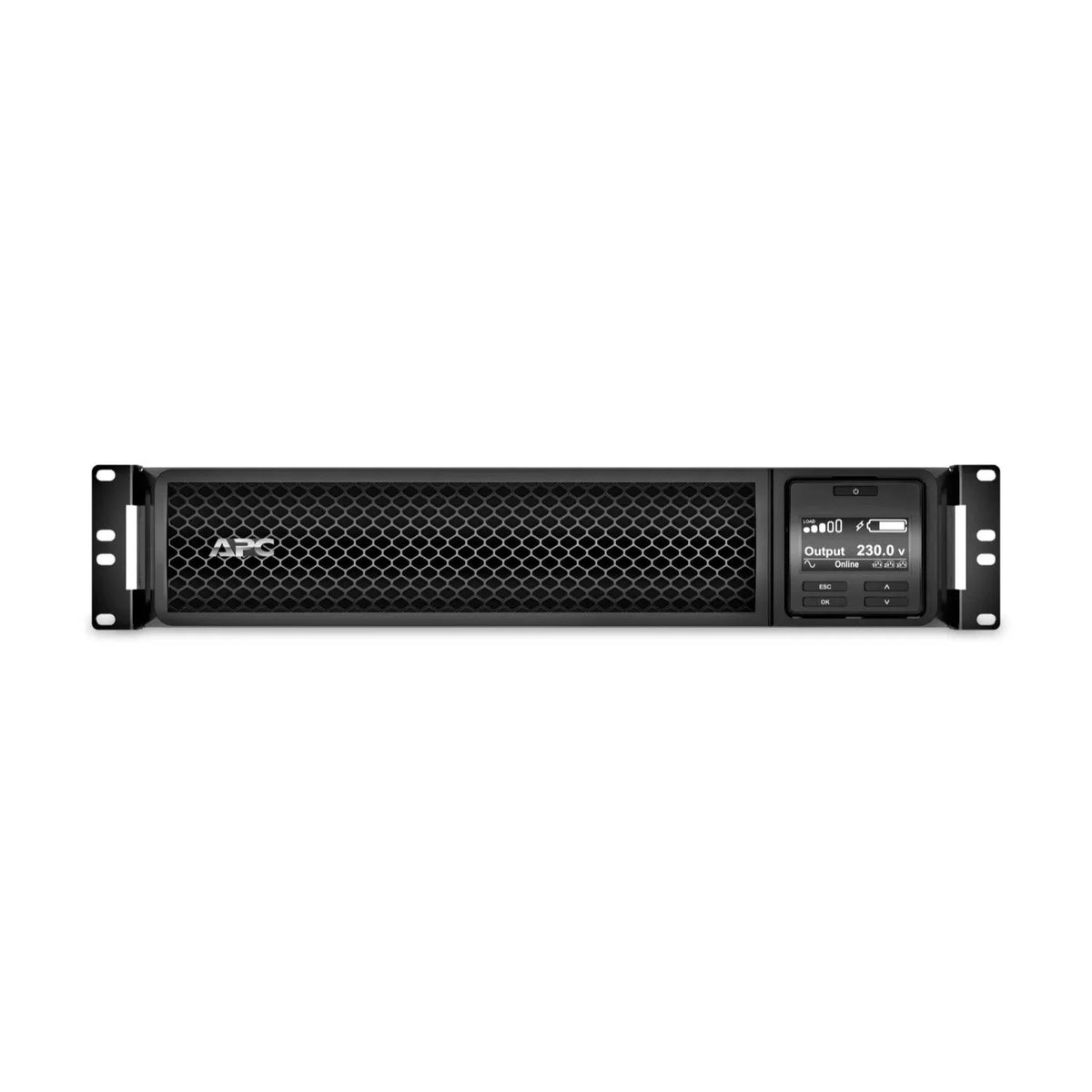 APC 1.5 kW | 1.5 kVA | 2U | 6x IEC 320 C13 | 230V | 50|60Hz | 3:1 | RJ-45 Serial | Smart-Slot | USB | 432 Joules (SRT1500RMXLI-NC)