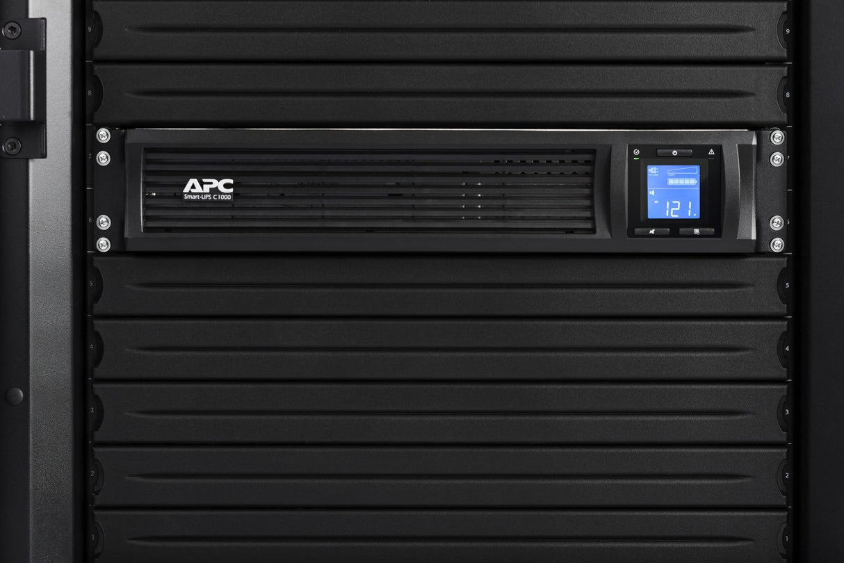APC 1 kVA | 600W | 85-136V | 50|60Hz | 680J | 432x406x86mm | 20.52kg | Black (SMC1000I-2UC)