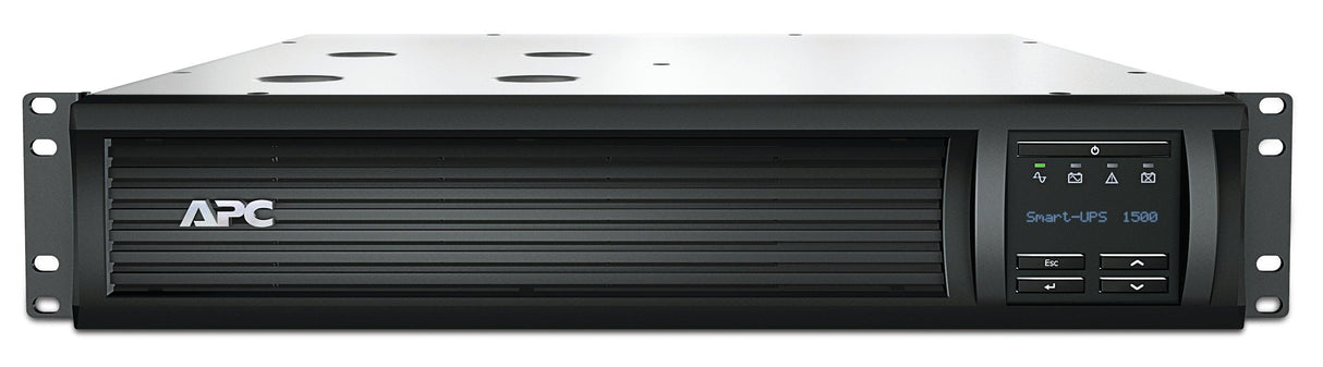 APC 1000 W | 1.5 kVA | 230V | 50|60Hz | 2x IEC Jumpers | 4x IEC 320 C13 | RJ-45 | SmartSlot | USB | 2U | 432x477x86 mm (SMT1500RMI2UC)