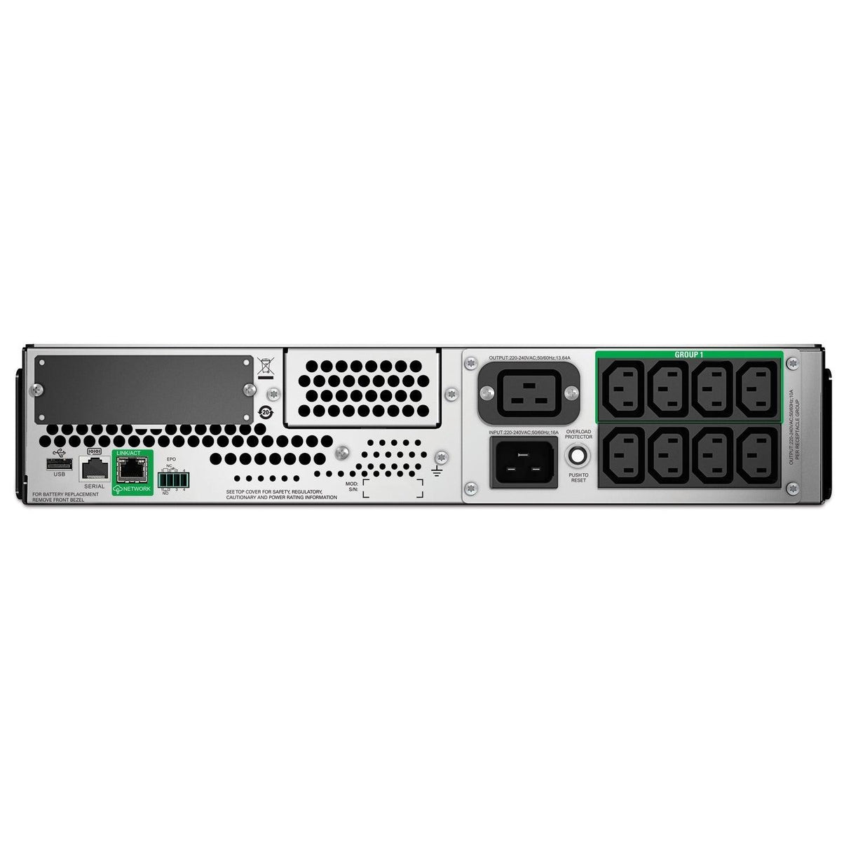 APC 2.7 kW | 3 k VA | 50|60Hz | 200 V | 6ms | RJ-45 Serial | SmartSlot | USB | 320 Joules (SMT3000RMI2UC)