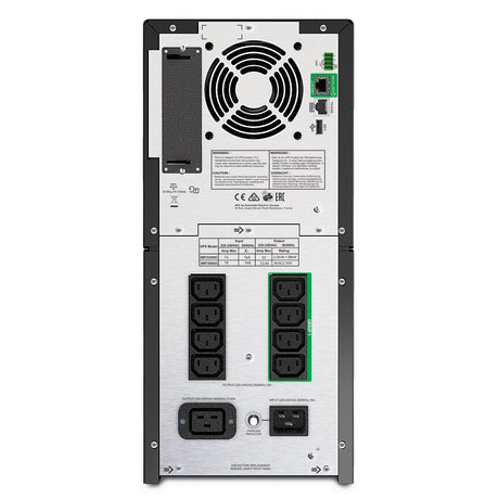 APC 2.7 kW | 3 kVA | 230V | 1x IEC 320 C19 | 1x IEC Jumpers | 8x IEC 320 C13 | SmartSlot | USB | 365 Joules (SMT3000IC)