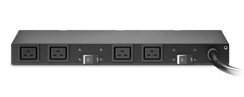 APC 208V | 50|60Hz | 30A | 4xC19 | 438 x 126 x 44mm | 3.8kg | Black (AP6031A)
