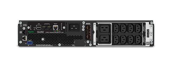 APC 3000 VA | 2700 W | 230 V | RJ-45 | USB | SmartSlot | 2U | 432x635x85 mm | 31.3 kg (SRT3000RMXLI-NC)