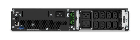 APC 3000 VA | 2700 W | 230 V | RJ-45 | USB | SmartSlot | 2U | 432x635x85 mm | 31.3 kg (SRT3000RMXLI)