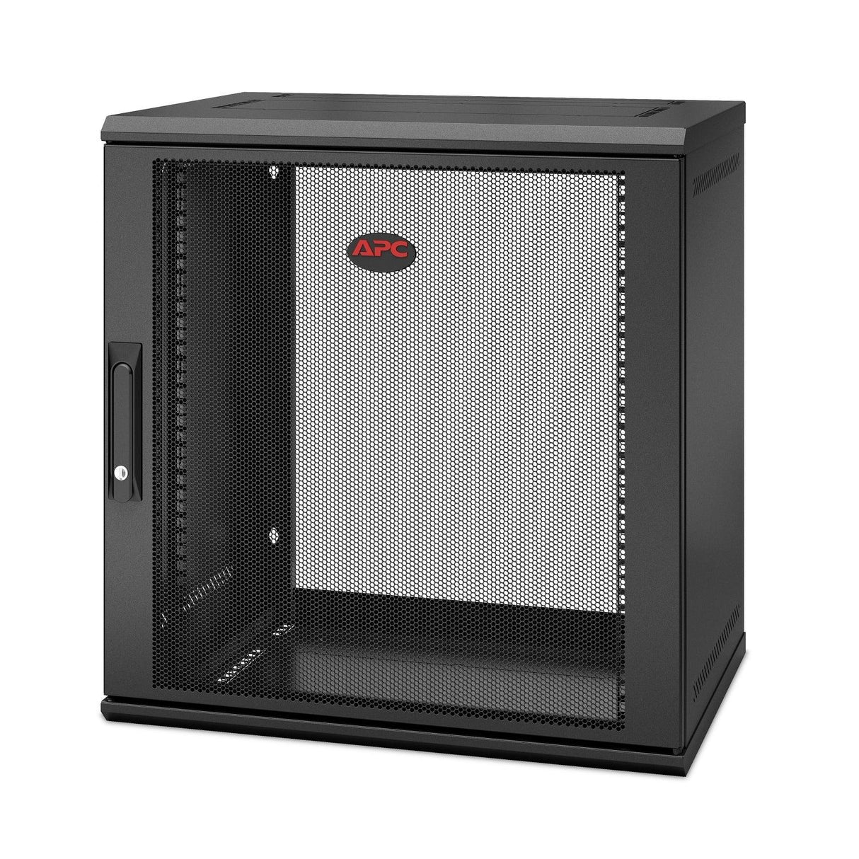 APC APC NetShelter WX 12U Single Hinged Wall-mount Enclosure 400mm Deep Wall mounted rack Black (AR112SH4)