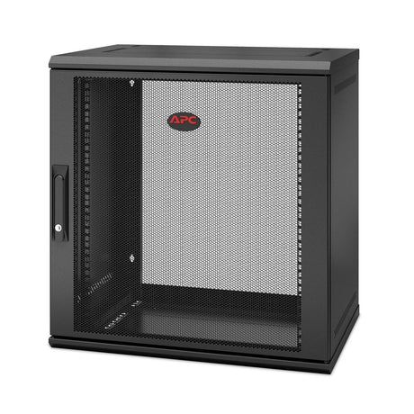 APC APC NetShelter WX 12U Single Hinged Wall-mount Enclosure 400mm Deep Wall mounted rack Black (AR112SH4)