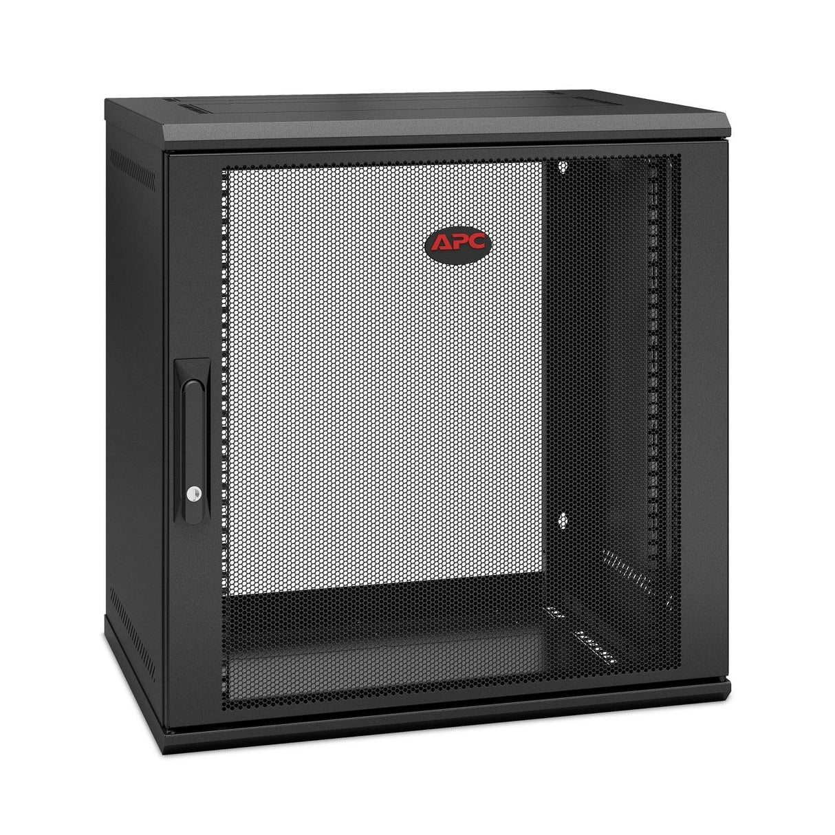 APC APC NetShelter WX 12U Single Hinged Wall-mount Enclosure 400mm Deep Wall mounted rack Black (AR112SH4)
