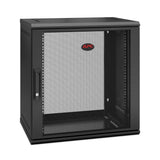 APC APC NetShelter WX 12U Single Hinged Wall-mount Enclosure 400mm Deep Wall mounted rack Black (AR112SH4)