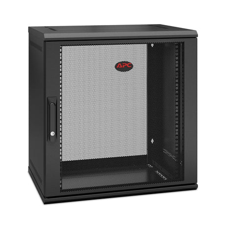 APC APC NetShelter WX 12U Single Hinged Wall-mount Enclosure 400mm Deep Wall mounted rack Black (AR112SH4)