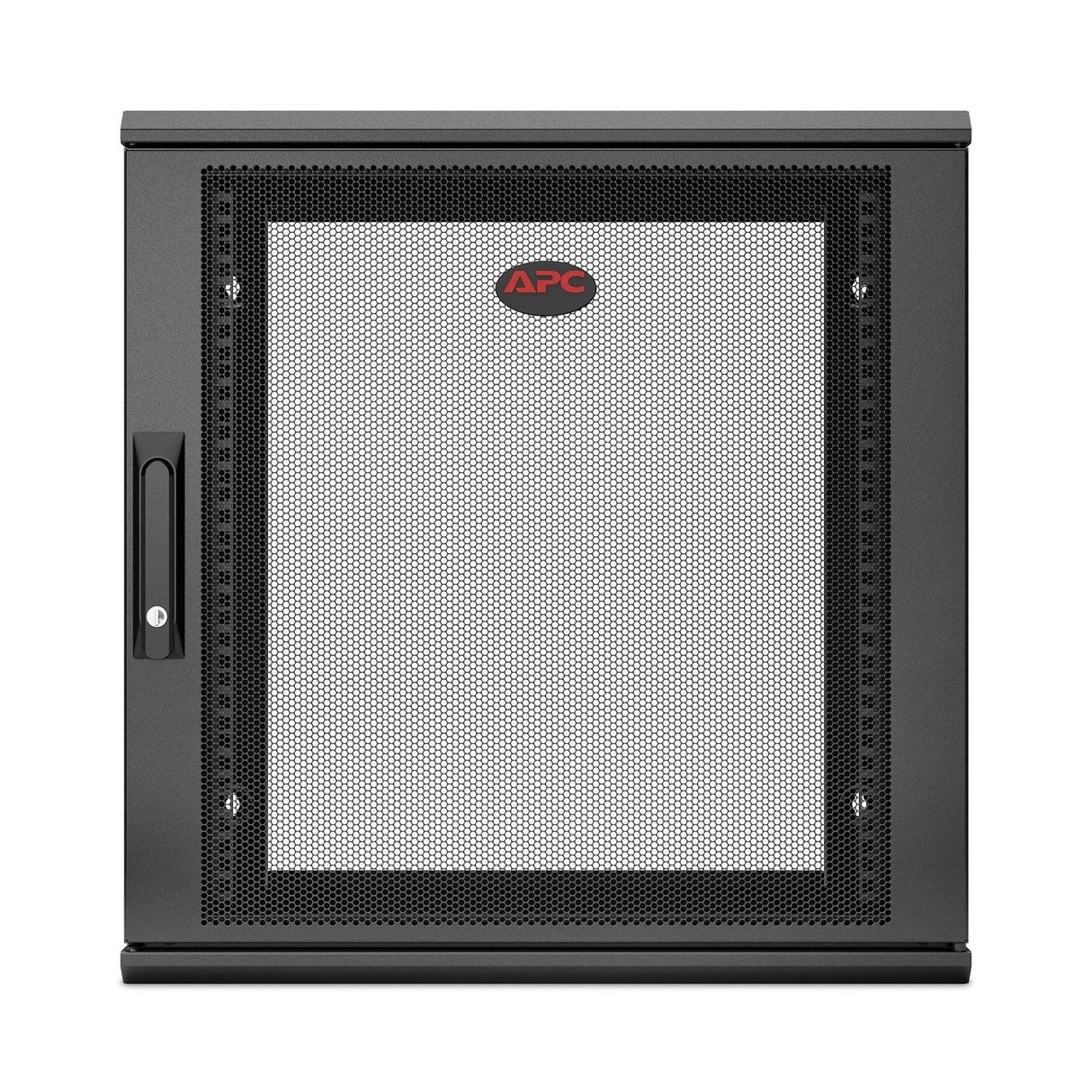 APC APC NetShelter WX 12U Single Hinged Wall-mount Enclosure 400mm Deep Wall mounted rack Black (AR112SH4)