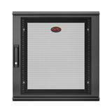 APC APC NetShelter WX 12U Single Hinged Wall-mount Enclosure 400mm Deep Wall mounted rack Black (AR112SH4)