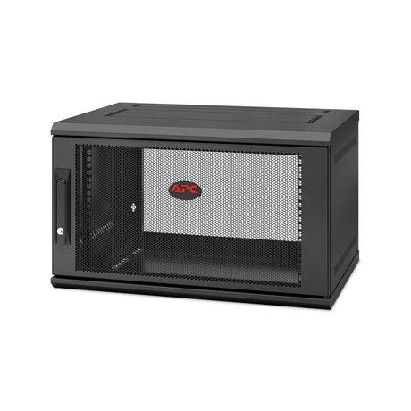 APC APC NetShelter WX 6U Single Hinged Wall-mount Enclosure 400mm Deep Wall mounted rack Black (AR106SH4)