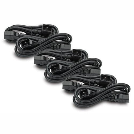 APC C19|C20 | 0.6m | Black | 16A | 6 pcs (AP98892F)