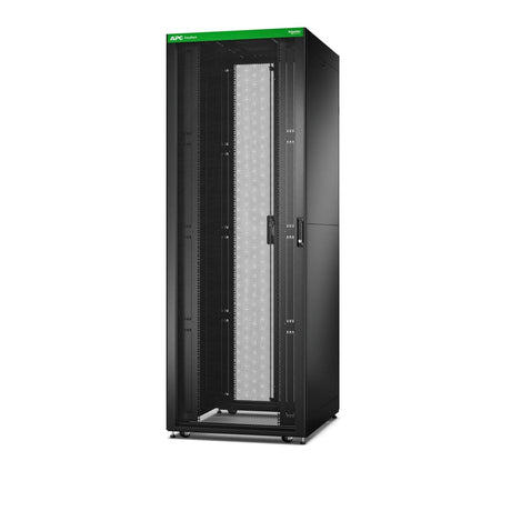 APC Easy Rack 800mm|48U|1000mm with Roof | Side panel |castors |feet and 4 Brackets | No Bottom | black (ER8802)