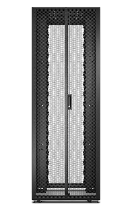 APC Easy Rack 800mm|48U|1000mm with Roof | Side panel |castors |feet and 4 Brackets | No Bottom | black (ER8802)