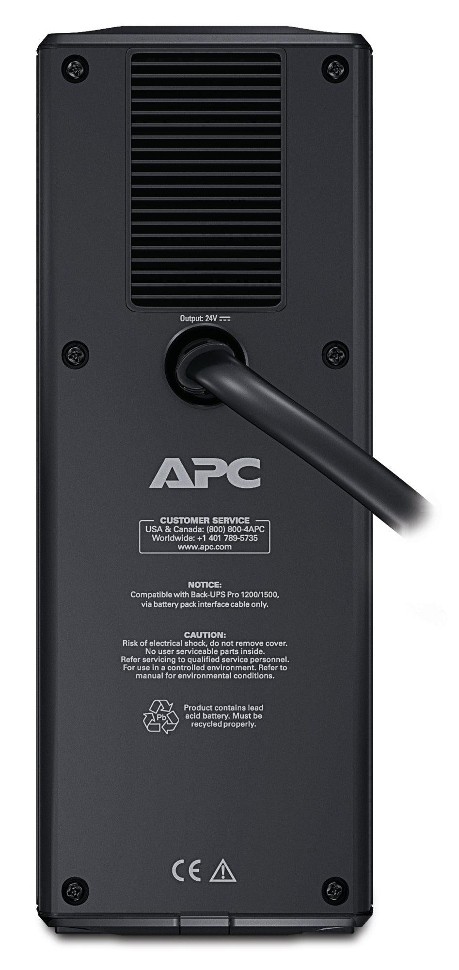 APC External Battery Pack for Back-UPS RS|XS 1500VA (BR24BPG)