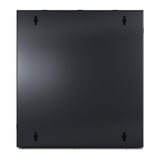APC NetShelter WX 13U w|Threaded Hole Vertical Mounting Rail Glass Front Door Black (AR100)