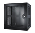 APC NetShelter WX 13U w|Threaded Hole Vertical Mounting Rail Vented Front Door Black (AR100HD)