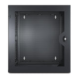 APC NetShelter WX 13U w|Threaded Hole Vertical Mounting Rail Vented Front Door Black (AR100HD)