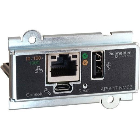 APC Network Management Card | for Easy UPS 3 Series | 3-Phase | -5 - 45°C | 0 - 95% | 52 x 80 x 44mm (AP9547)