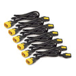APC Power Cord Kit (6 ea) | Locking | C13 TO C14 | 0.6m | Blue (AP8702S-WWX590)