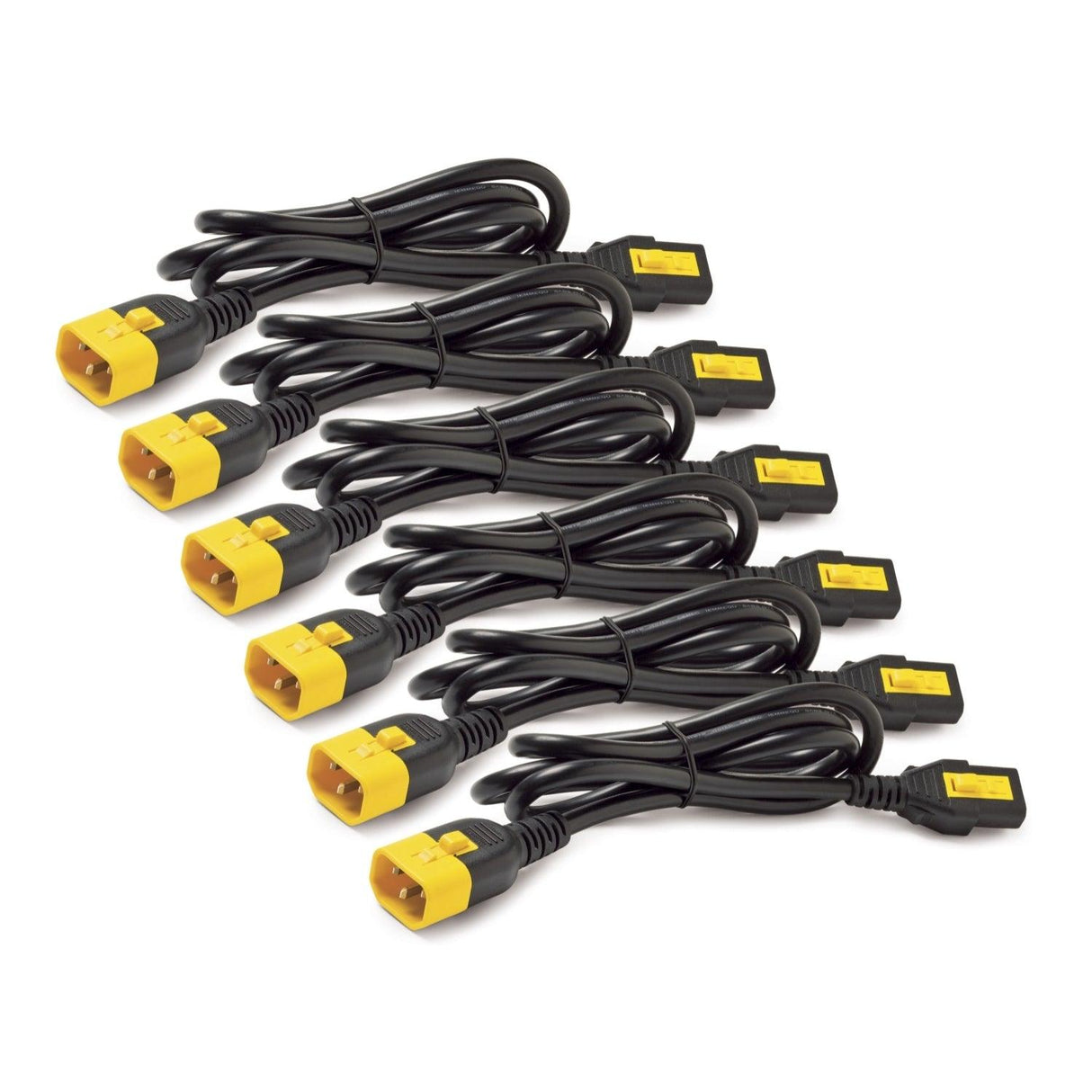 APC Power Cord Kit (6 ea) | Locking | C13 TO C14 | 0.6m | Blue (AP8702S-WWX590)