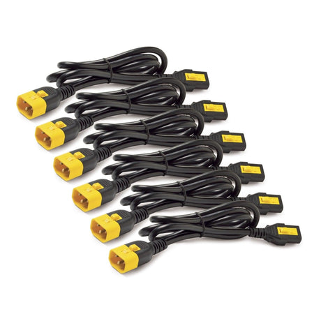 APC Power Cord Kit (6 ea) | Locking | C13 TO C14 | 0.6m | Blue (AP8702S-WWX590)