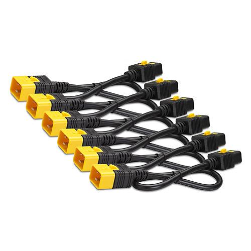 APC Power Cord Kit (6 ea) | Locking | C19 to C20 | 0.6m (AP8712S)
