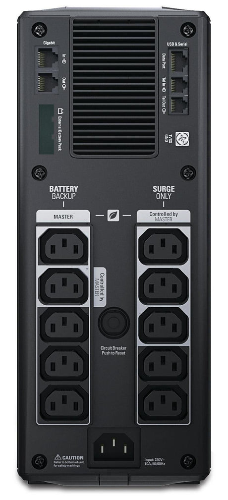 APC Power Saving Back-UPS Pro 1500 | 230V (BR1500GI)