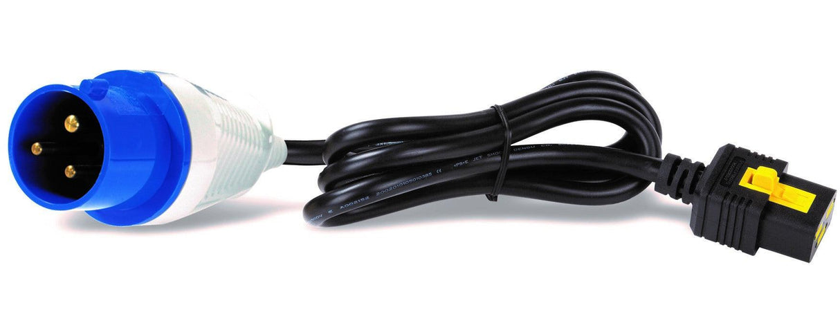 APC Rack PDU 2G | Metered | ZeroU | 16A | 230V | (18) C13 & (2) C19 | IEC309 Cord (AP8858EU3)