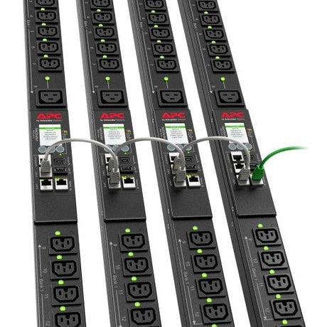 APC Rack PDU 9000 Switched | ZeroU | 11.5kW | 208V | (21) C13|C15 & (3) C19|C21 (APDU9981NA3)