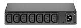 APC Rack PDU | Basic | 0U|1U | 120-240V|15A | (8) C13 | Black (AP6015A)