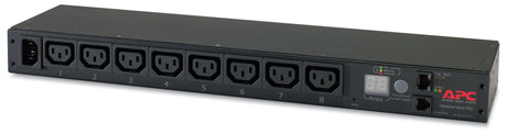 APC Rack PDU | Metered | 1U | 12A|208V | 10A|230V | 50|60 Hz | 8x IEC 320 C13 | IEC-320 C14 | 444 x 102 x 44 mm | 1730 g (AP7820B)