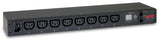 APC Rack PDU | Metered | 1U | 12A|208V | 10A|230V | 50|60 Hz | 8x IEC 320 C13 | IEC-320 C14 | 444 x 102 x 44 mm | 1730 g (AP7820B)