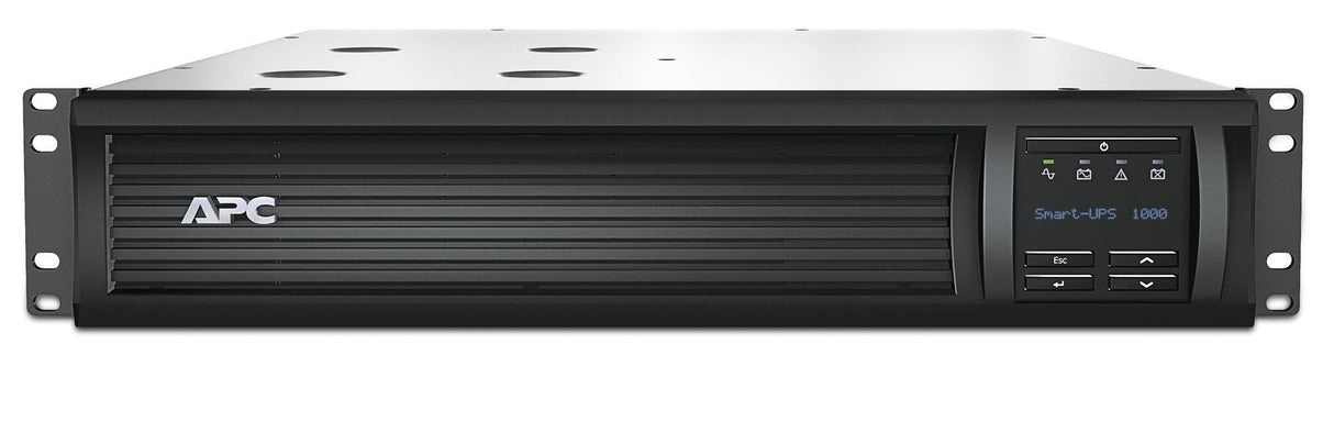 APC Smart-UPS | Line Interactive | 1000VA | Rackmount 2U | 230V | 4x IEC C13 outlets | SmartConnect Port+SmartSlot | AVR | LCD (SMT1000RMI2UC)