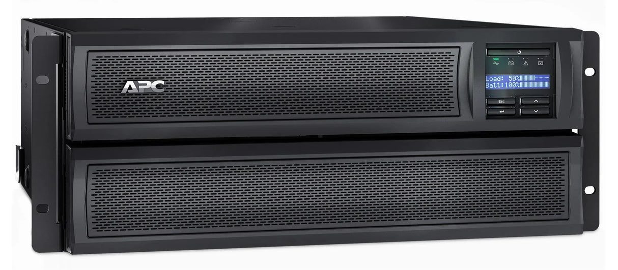 APC Smart-UPS X 3000VA - LCD | 200-240V | 2700 W | 230V | 5% THD | SmartSlot | LED | 645 J | 4U | 38.64kg (SMX3000HV)