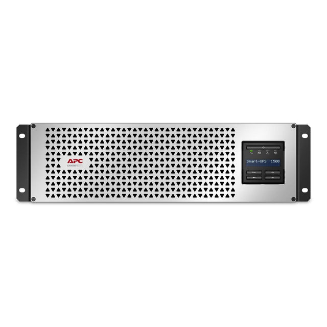 APC SMTL1500RMI3UC | 1.35kWatts | 1.44kVA | 50|60Hz | 300 VA Li-ion | 6x IEC 320 C13 | IEC-320 C14 | IP20 | 3U | 131x438x302 mm (SMTL1500RMI3UC)