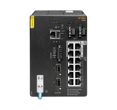 Aruba, a Hewlett Packard Enterprise company Aruba 4100i Managed L2 Gigabit Ethernet (10/100/1000) Power over Ethernet (PoE) 4U Black