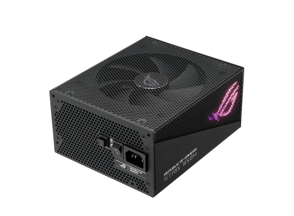 ASUS Aluminum Case | Axial-tech Fan | PCIe Gen 5.0 Ready | Cybenetics Lambda A+ | 850W (ROG-STRIX-850G-AURA-GAMING)