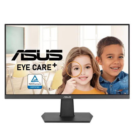 ASUS VA24EHF 23.8“ Eye Care Gaming Monitor IPS, Full HD, Frameless, 100Hz, Adaptive-Sync, 1ms MPRT, HDMI, Low Blue Light, Flicker Free, Wall Mountable