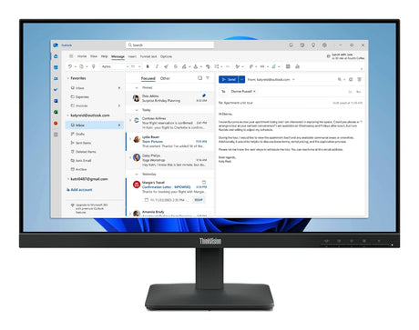 Lenovo ThinkVision Monitor – 23.8" / Full HD / IPS / 100Hz – Business Monitor
