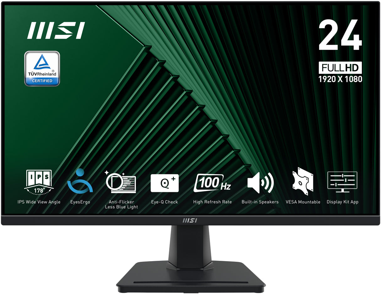 MSI MP245G Monitor – 23.8" / Full HD / IPS / 100Hz – Business Monitor