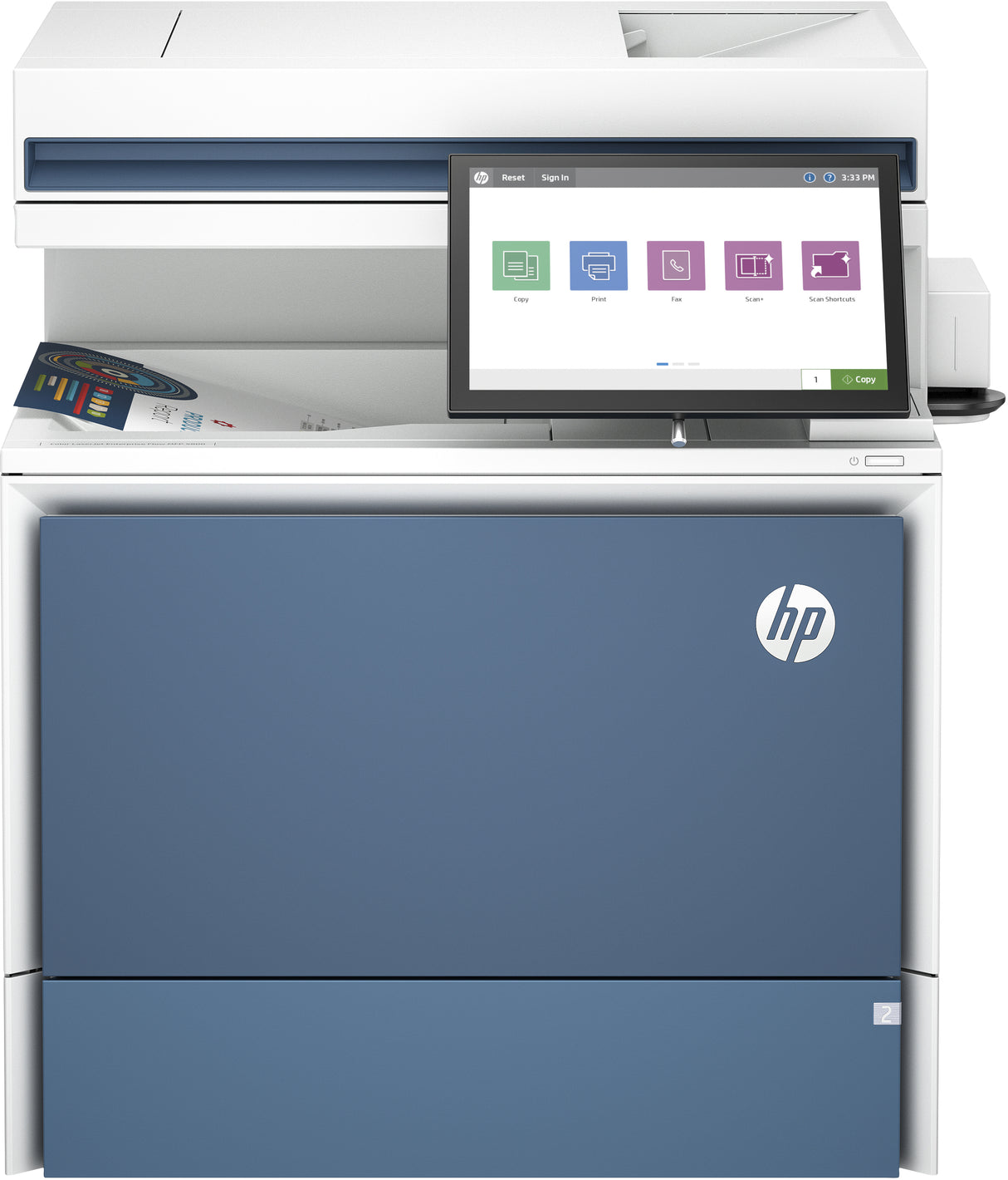 HP Color LaserJet Enterprise Flow 5800zf Multifunction Printer