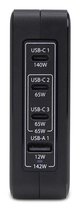 STARTECH.COM 3114GCU – 140W / 3x USB-C + USB-A / GaN – Wall Charger