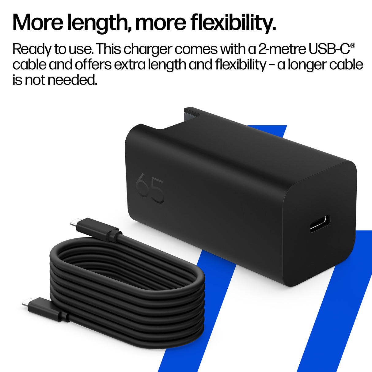 HP C90CKUT – 65W / USB-C / GaN – Wall Charger